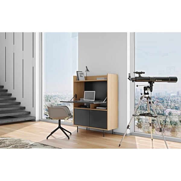 Pisalna miza v hrastovem dekorju 40x104 cm Lime – TemaHome-image-1