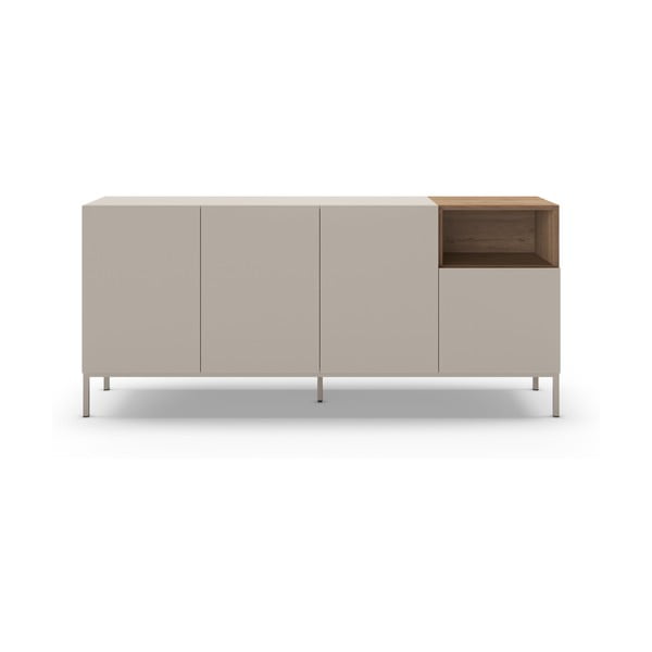 Kremno bela komoda 180x80 cm Cailin – Marckeric