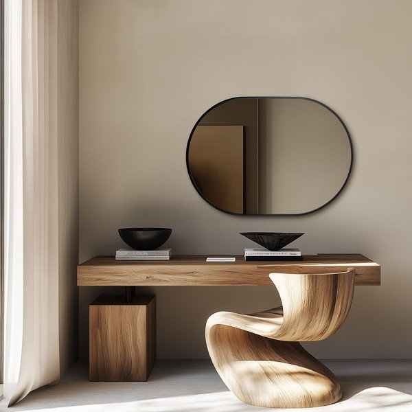 Stensko ogledalo 50x70 cm Eclipse – Styler-image-2