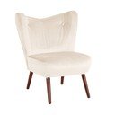 Krem fotelj Max Winzer Sari Velvet