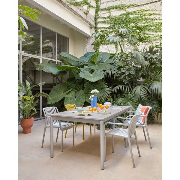 Aluminijasta vrtna miza 90x140 cm Zaltana – Kave Home-image-2