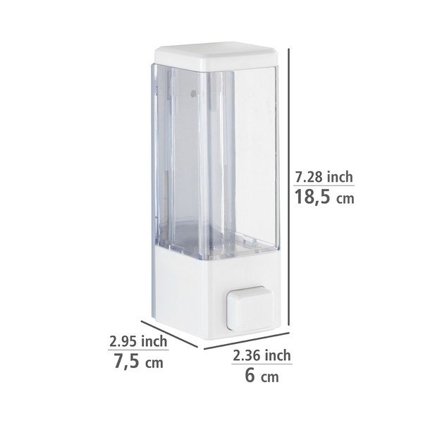 Bel plastičen stenski dozirnik za milo 320 ml Istres – Wenko-image-4