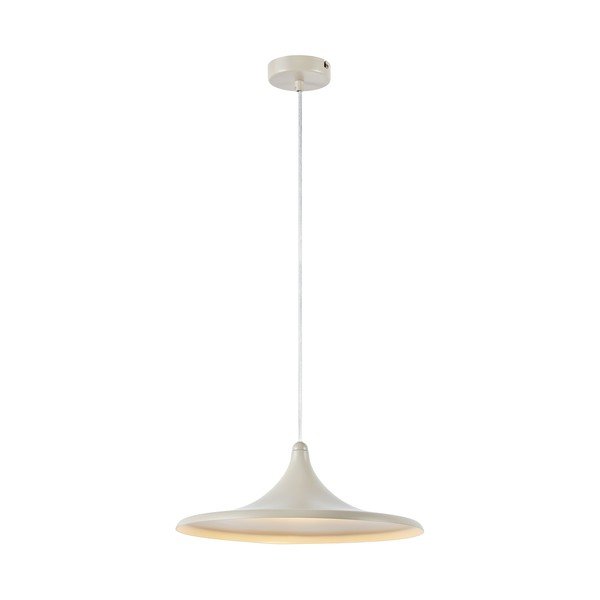 Bež kovinska LED zatemnitvena viseča svetilka ø37x13 cm Beam – Markslöjd