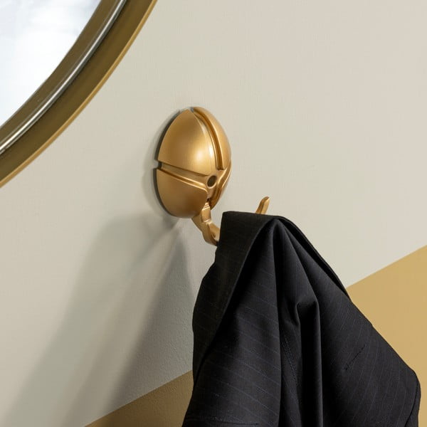 Plastičen stenski obešalnik v zlati barvi Tick – Spinder Design-image-4