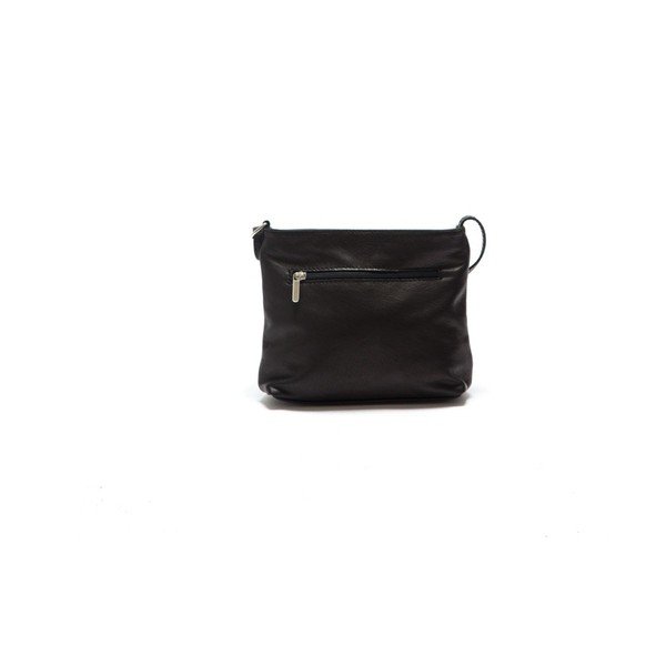 Črna usnjena torbica Roberta M Suede-image-2
