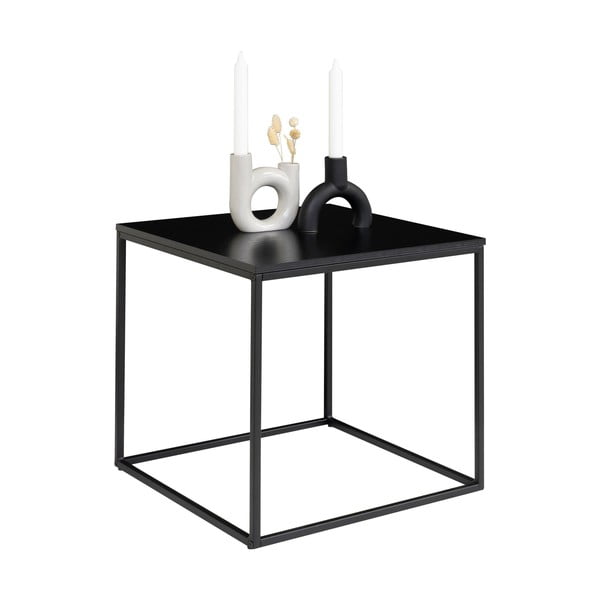 Črna klubska mizica House Nordic Vita , 45 x 45 cm-image-3