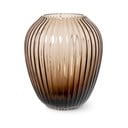 Vaza iz rjavega stekla Kähler Design Hammershøi, višina 18,5 cm