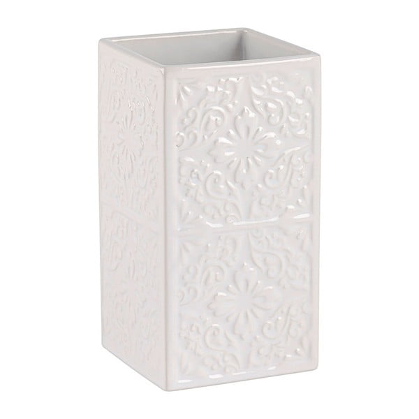 Bel keramični lonček za zobno ščetko Wenko Cordoba-image-2