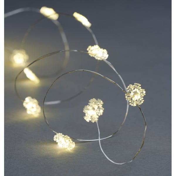 LED svetlobna veriga Sirius Nellie Silver, dolžina 390 cm