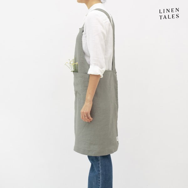 Lanen predpasnik Khaki – Linen Tales-image-2