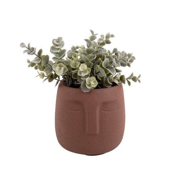 Rjav keramičen lonec PT LIVING Face, ø 15 cm-image-2