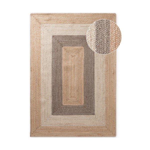 Obojestranska/ročno tkana preproga iz jute 200x300 cm Juno – Hanse Home