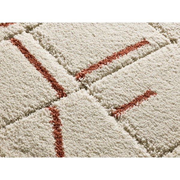 Opečnato oranžno-kremno bela preproga 160x230 cm Brenda – Universal-image-2