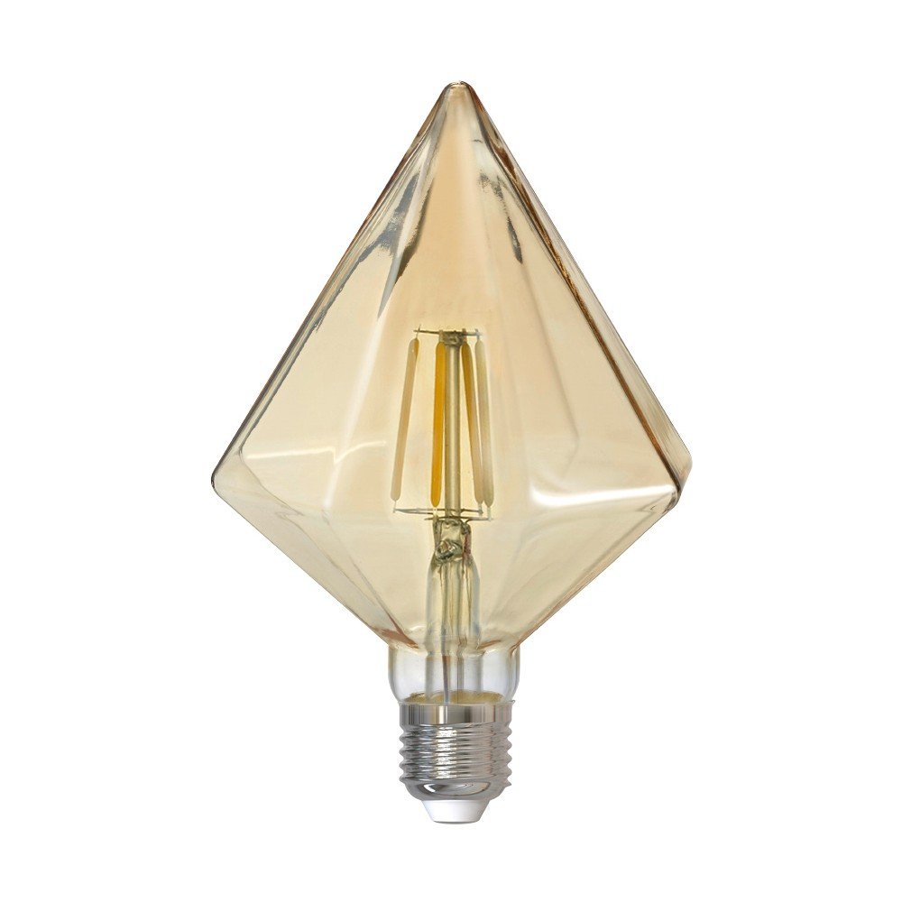 LED filament žarnica s toplo svetlobo z žarnico E27, 4 W Kristall