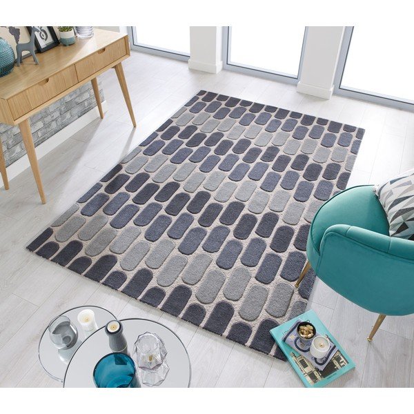Siva volnena preproga Flair Rugs Fossil, 160 x 230 cm-image-4