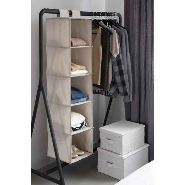 Viseči tekstilni organizator za garderobo Soft Storage – Bigso Box of Sweden-image-1