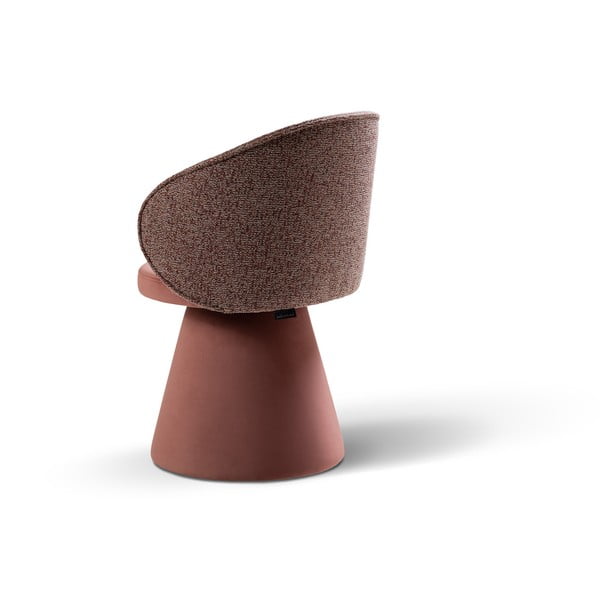 Rožnat žameten fotelj Inez – Micadoni -image-4