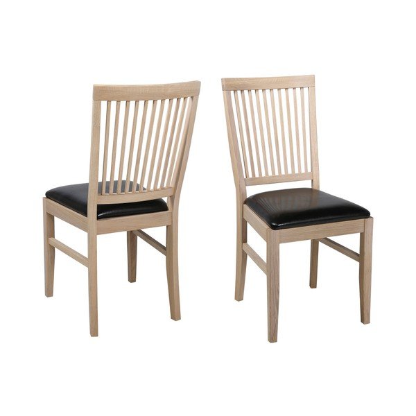 Komplet 2 jedilnih stolov Actona Fagus-image-1