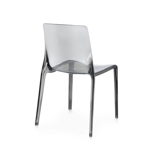 Siv plastičen vrtni stol Adele – Bizzotto-image-3