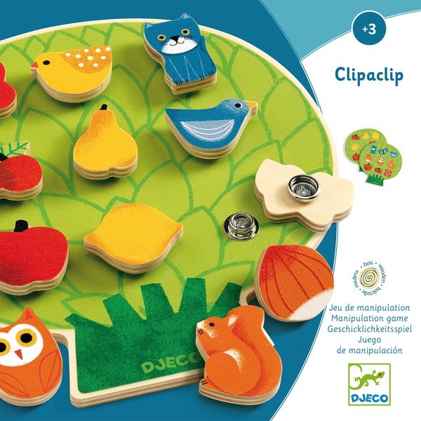 Otroška lesena igra s sponkami Djeco ClipaBoa-image-1