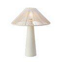 Bež namizna svetilka s tekstilnim senčilom (višina 50 cm) Favoro – Markslöjd