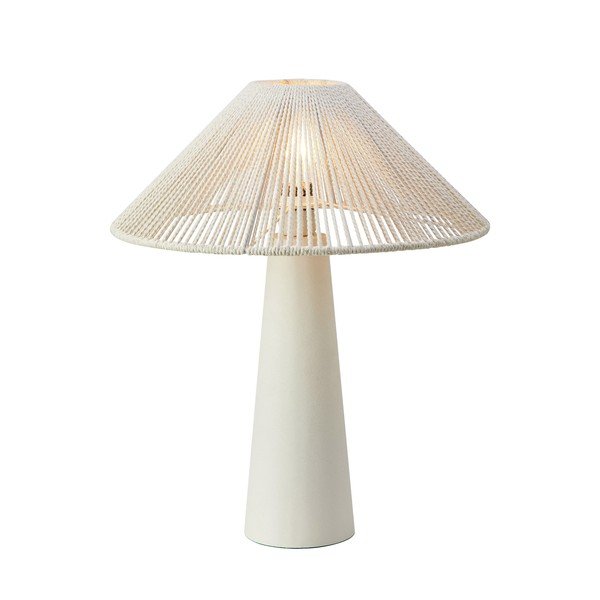 Bež namizna svetilka s tekstilnim senčilom (višina 50 cm) Favoro – Markslöjd