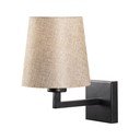 Črna/kremno bela stenska svetilka ø 18 cm Profil – Opviq lights