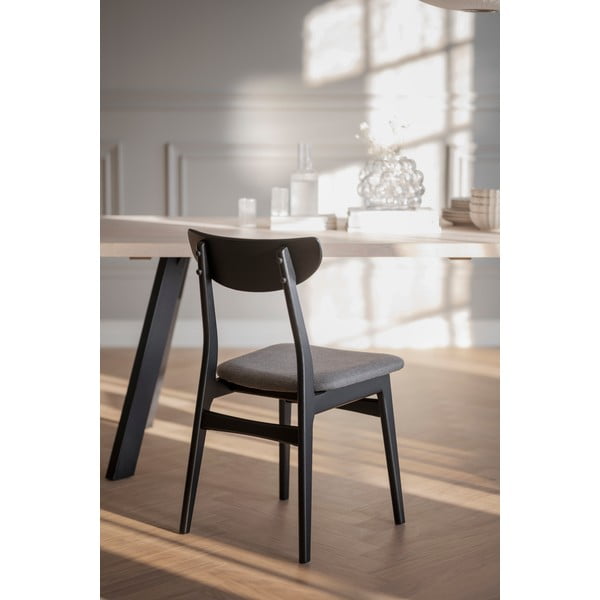 Črni jedilni stoli v kompletu 2 kos Rodham - Rowico-image-1