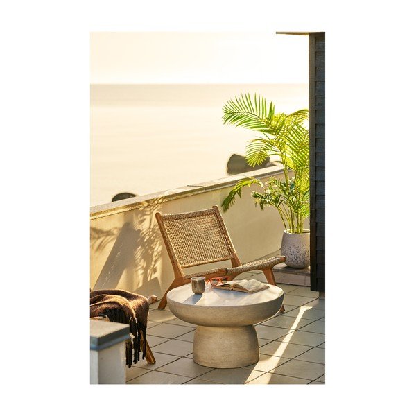 Keramična okrogla vrtna klubska mizica ø 60 cm Bonnet – House Nordic-image-3