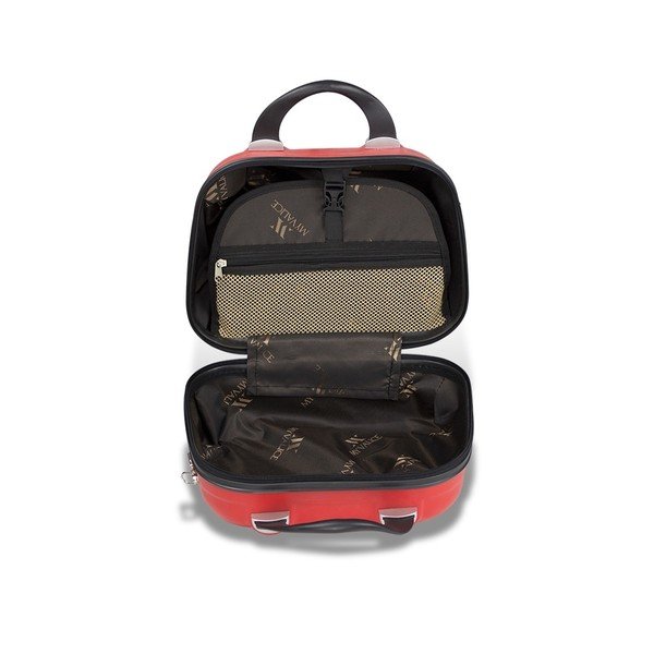 Rdeč ženski potovalni kovček My Valice SMART BAG LASSO Make Up & Hand Suitcase-image-3