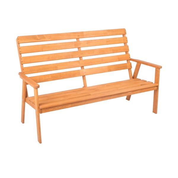 Vrtna jedilna garnitura iz masivnega lesa za 4 osebe Sylva – Rojaplast-image-1