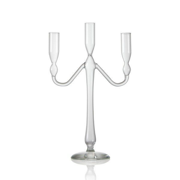 Brandani Lestenec Lumiere Transparent za tri sveče