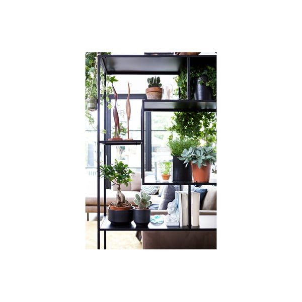 Črn knjižni regal WOOOD Fons-image-4