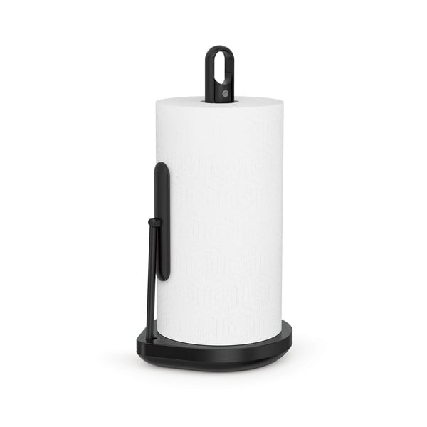 Mat črno jekleno držalo za kuhinjske brisače – simplehuman-image-3