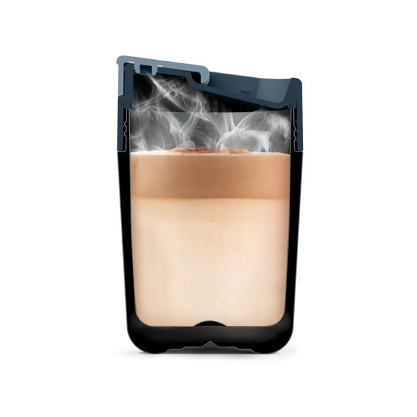 Temno moder/srebrn lonček to go 340 ml Sipp – Joseph Joseph-image-2