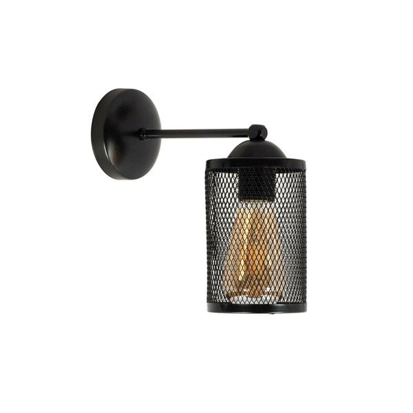 Črna stenska svetilka Sconce L - Magenta Home