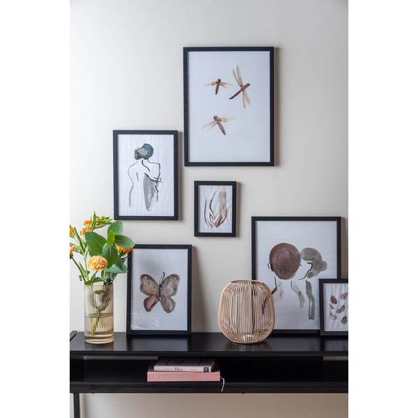 Svetlo rjava namizna svetilka PT LIVING Lantern, višina 15,5 cm-image-1