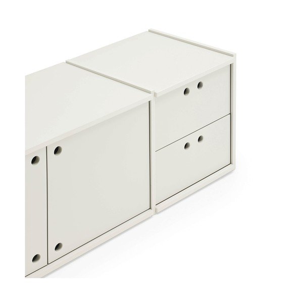 Kremno bela TV omarica 157x42x40 cm Wally – Teulat-image-3