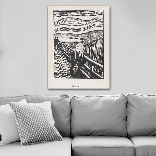 Slika 70x100 cm Edvard Munch Sketch – Wallity-image-1