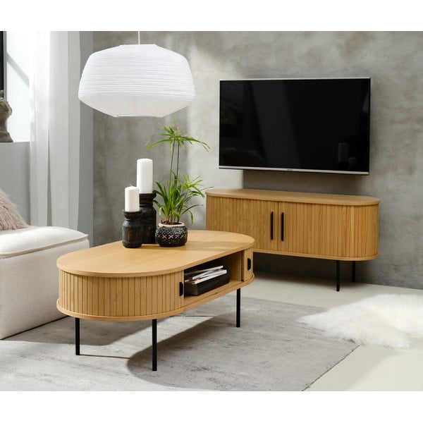 Črna mizica 60x120 cm Nola – Unique Furniture-image-4