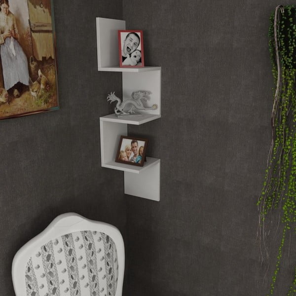 Bel knjižnji regal Corner-image-1