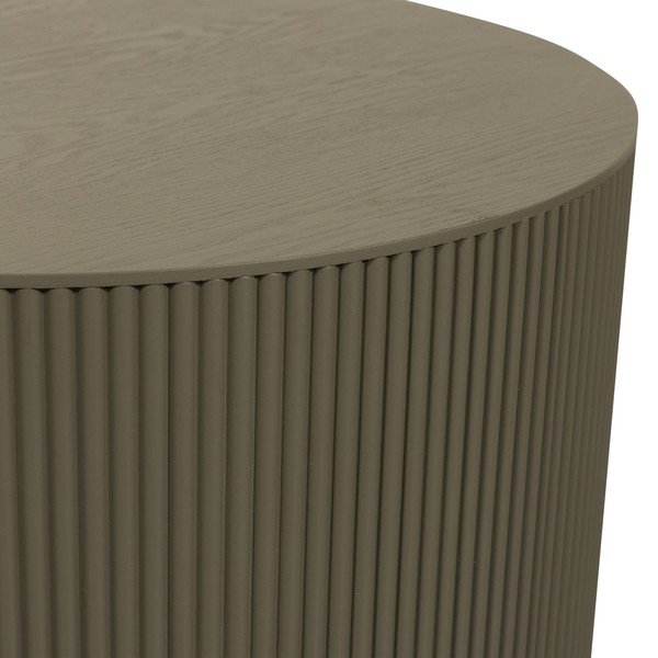 Kaki zelena okrogla mizica ø 60 cm Sanne – WOOOD-image-2