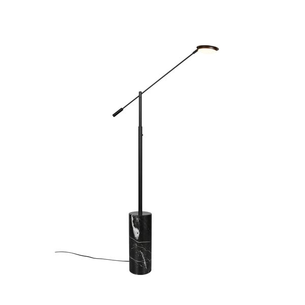 Črna LED stoječa svetilka (višina 145 cm) Fiore – Trio Select-image-2