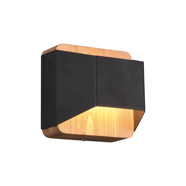 Mat črna LED zatemnitvena stenska svetilka Arino – Trio-image-4