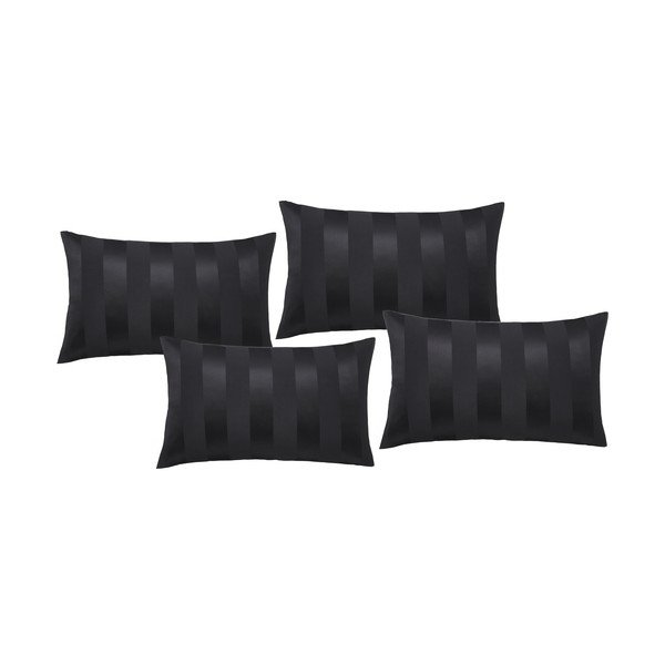 Satenaste prevleke za vzglavnik v kompletu 4 ks 75x50 cm So Soft Satin Stripe – Catherine Lansfield