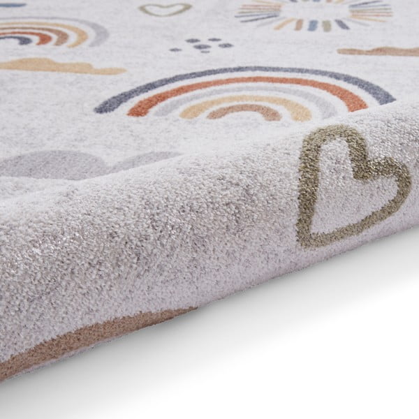 Kremno bela otroška preproga 80x150 cm Vida Kids Rainbow – Think Rugs-image-4
