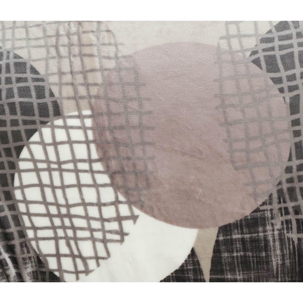 Siva enojna posteljnina iz mikropliša 140x200 cm Pompas – My House-image-2