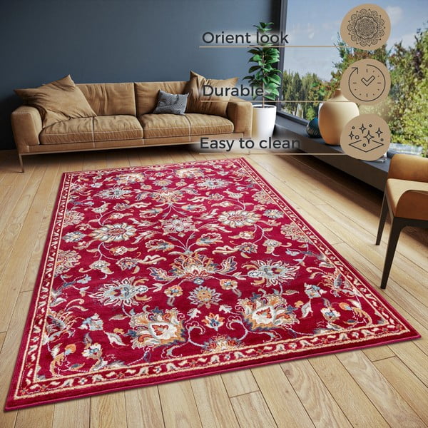 Rdeča preproga 57x90 cm Orient Caracci - Hanse Home-image-4