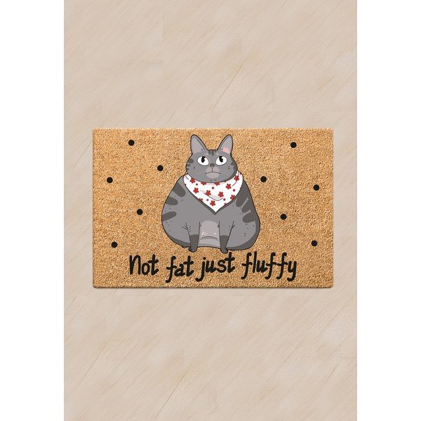 Podloga za posodo za mačke Petpetite Not Fat Just Fluffy, 60 x 40 cm-image-1