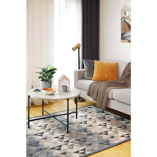 Siva obojestranska preproga Narma Kiva, 80 x 250 cm-image-2